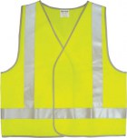 Hi-Vis Safety Vest  Day/Night  Lime/Yellow  Large