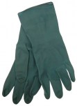 Gloves Rubber Latex  Unlined  Blue  Med